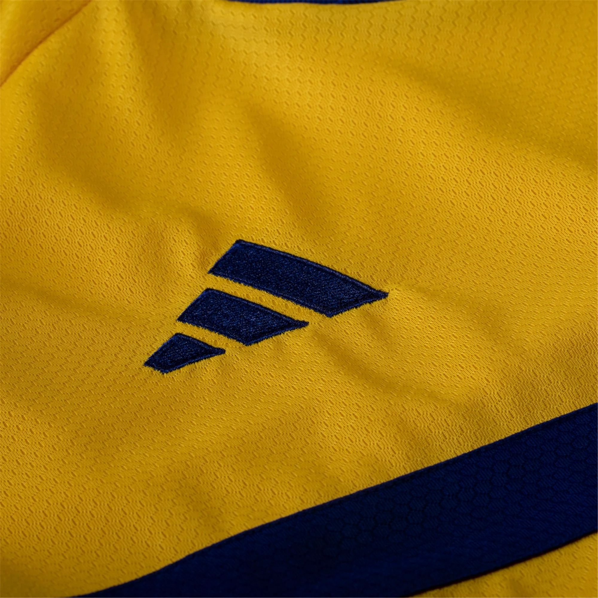 adidas Boca Juniors Away Jersey 23/24 (Yellow/Mystery Ink) Breath Ready Eco Conscious Dye Process