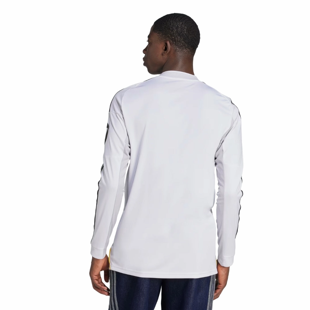 adidas Real Madrid Long Sleeve Home Jersey 25/26 (White) Durable Stitching