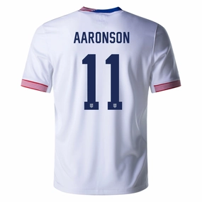 Nike United States Brandon Aaronson Home Jersey 24/25 (White) Laser Cut Ventilation