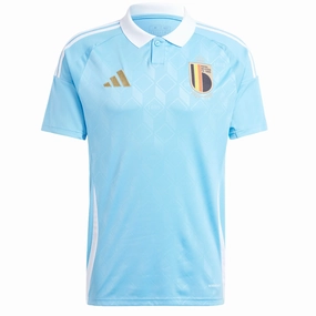 adidas Belgium Away Jersey 24/25 (Semi Blue Burst) Core Feel Fresh Comfort