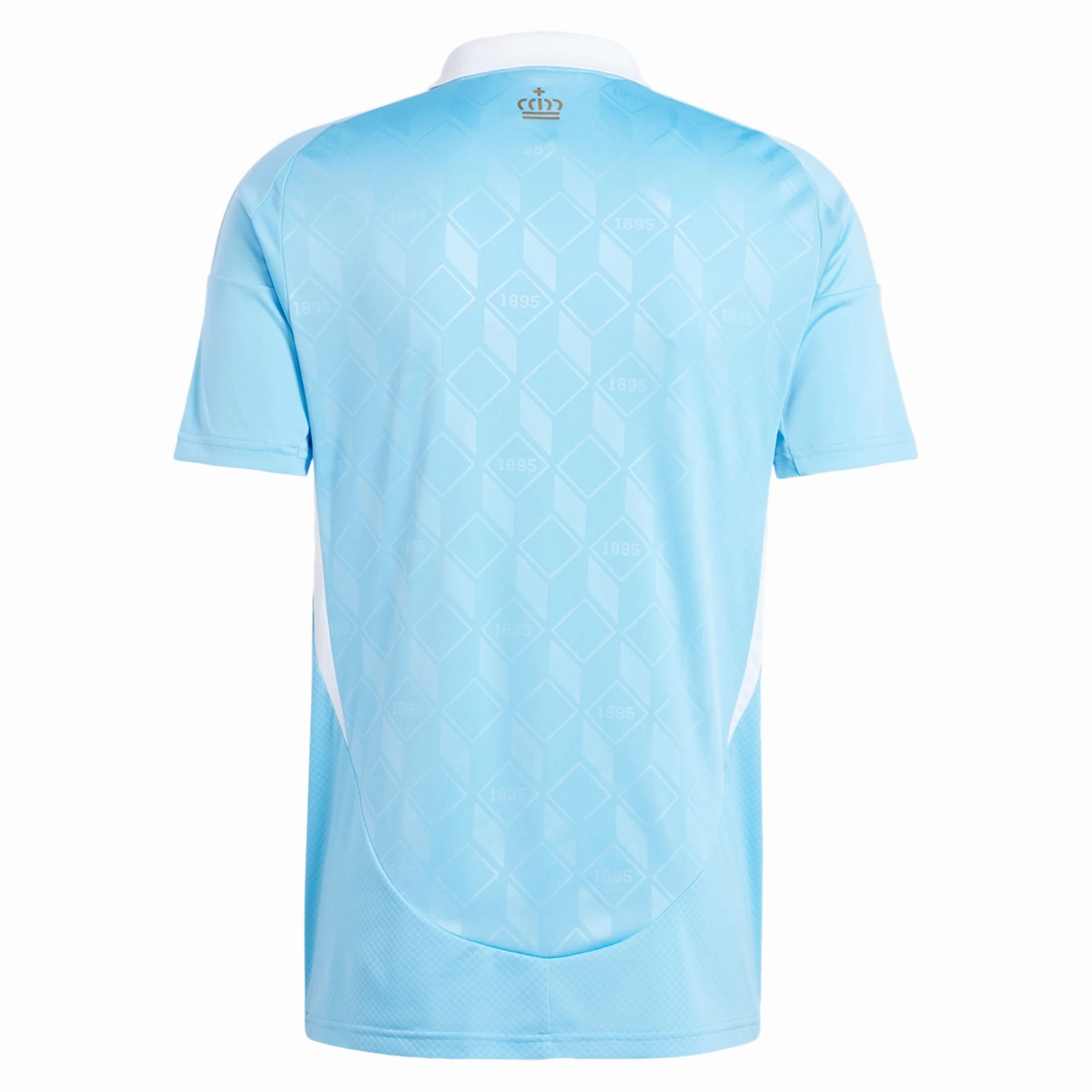 Sweat Wicking Technology Ergonomic Pattern Design adidas Belgium Away Jersey 24/25 (Semi Blue Burst)