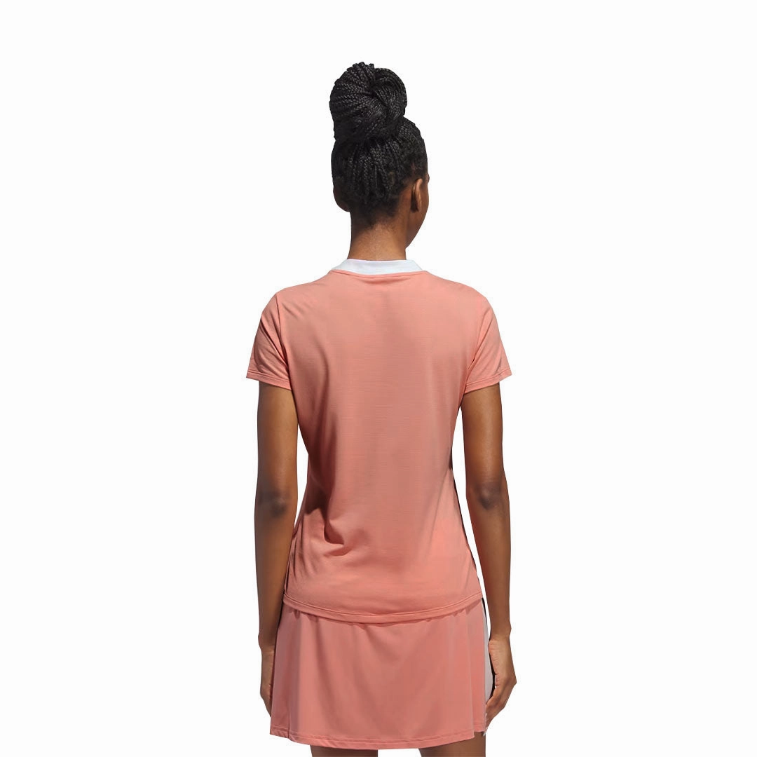 adidas - Women's Made With Nature Golf T-Shirt (IL9541) Flattering Drop Shoulder