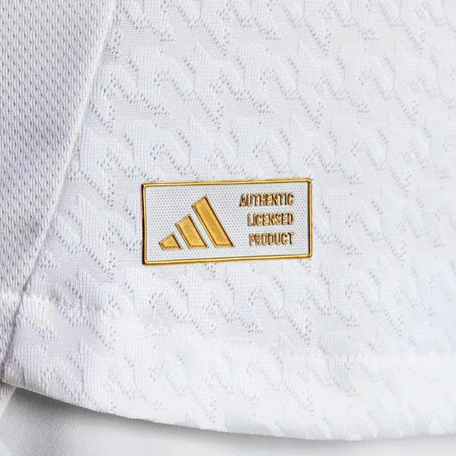 Raglan Sleeve Integration Hyper Fit adidas Rodrygo Real Madrid Authentic Home Jersey w/ La Liga Patches 24/25 (White/Black)