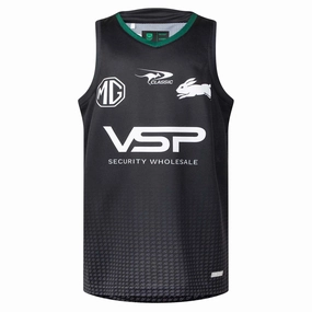 Wind Resistant Barrier Comfort Driven Junior's NRL South Sydney Rabbitohs 2025 Pro Training Singlet