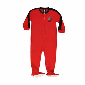 NBA - Kids' (Infant) Portland Trail Blazers Blanket Sleeper (K9186Z TB) Taped Shoulder Seams Vented Panels
