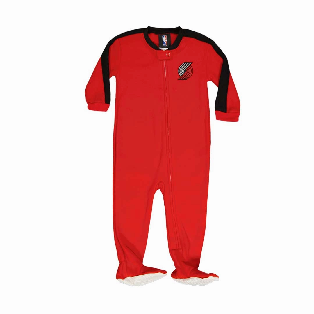 NBA - Kids' (Infant) Portland Trail Blazers Blanket Sleeper (K9186Z TB) Taped Shoulder Seams Vented Panels