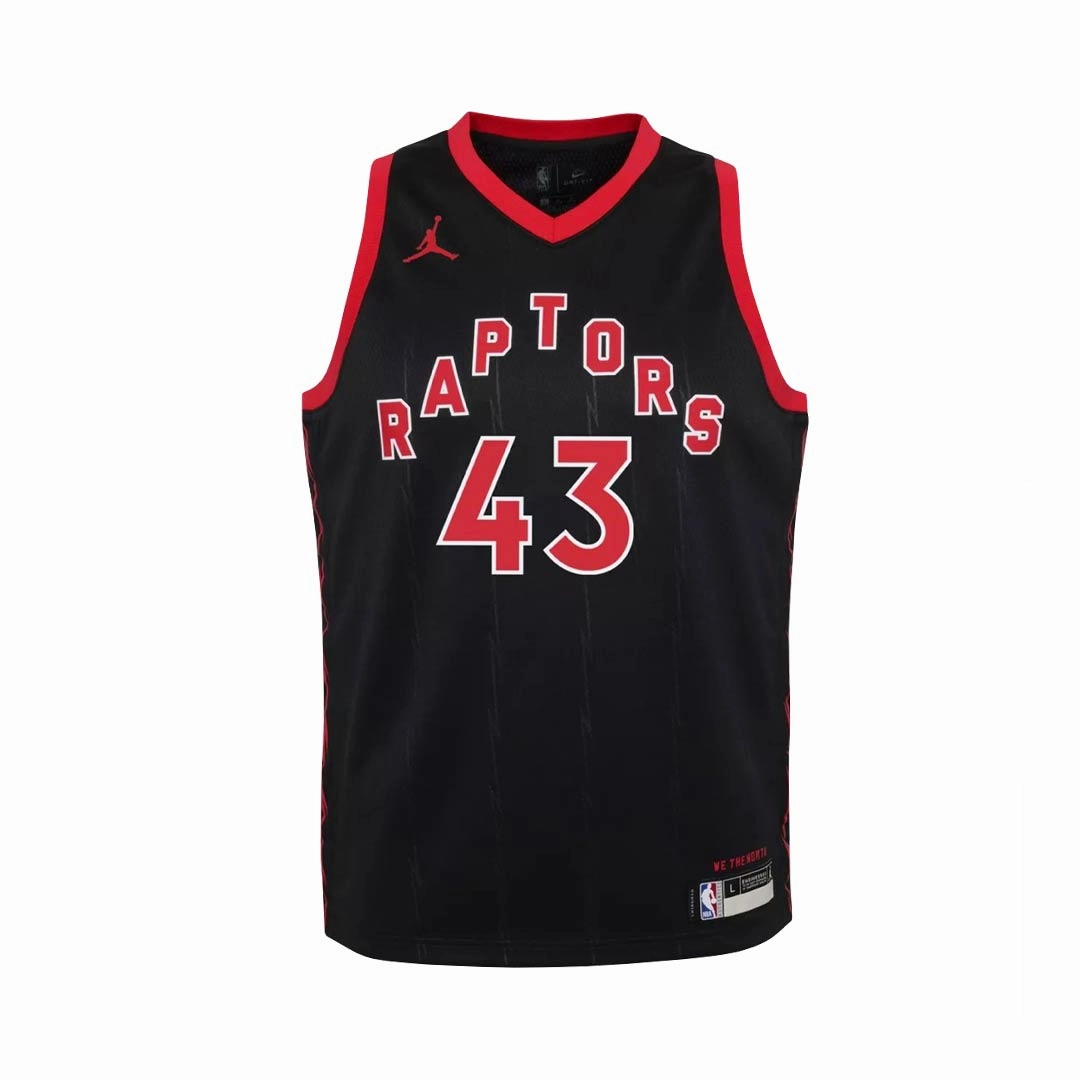 Yarn Dye Pattern Mesh Detail NBA - Kids' (Toddler) Toronto Raptors Pascal Siakam Statement Jersey (HY2T1BW2P RAPPS)