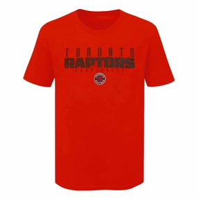 NBA - Men's Toronto Raptors Mesh T-Shirt (NAXA09NMSC3A1PB 62RED) workout mode Crisp Look