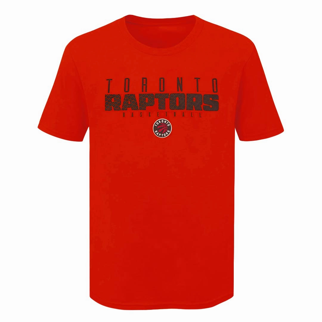 NBA - Men's Toronto Raptors Mesh T-Shirt (NAXA09NMSC3A1PB 62RED) Flexible Neckline No Slip Gripper Hem