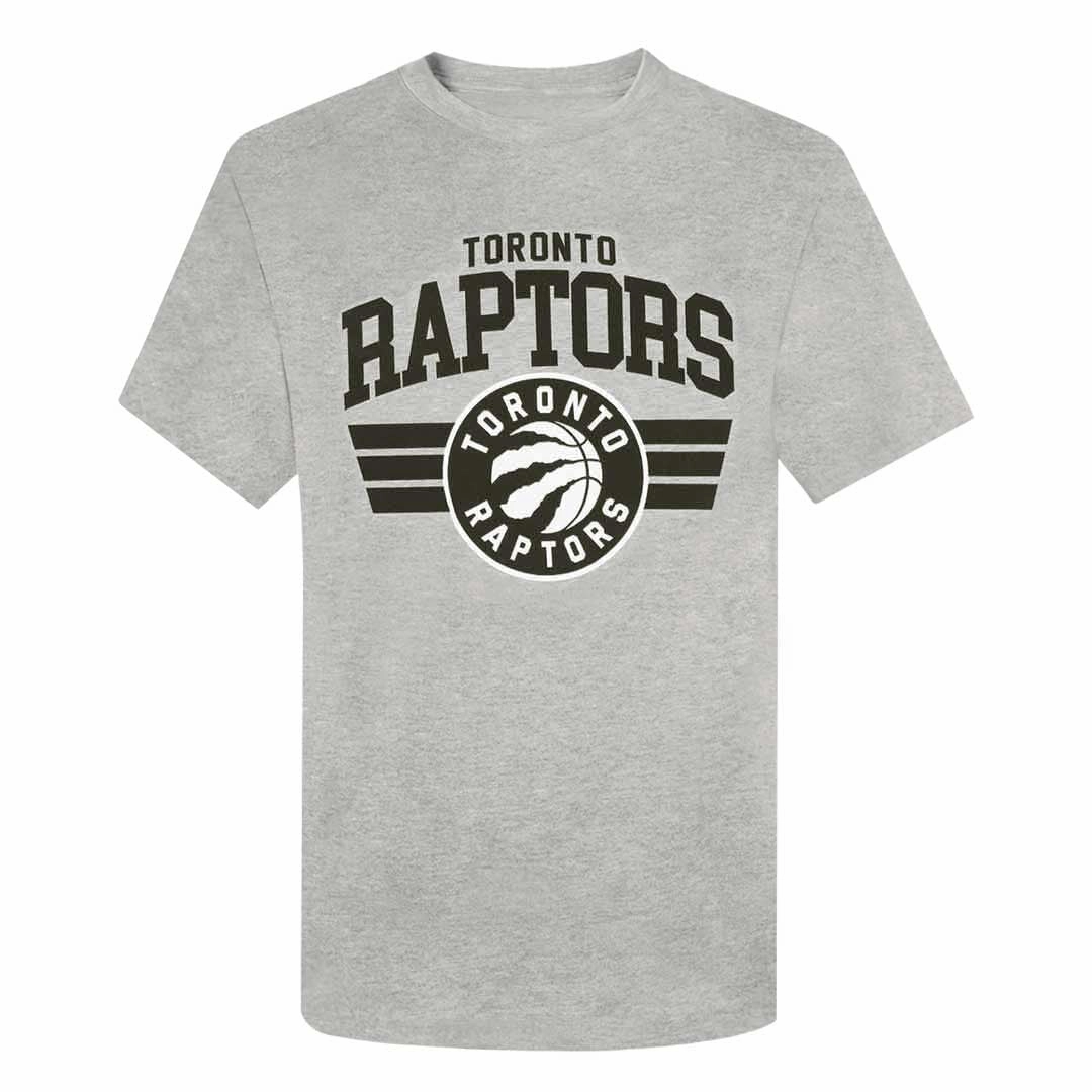 Street Fit Four Way Stretch Fabric NBA - Men's Toronto Raptors Stripes Short Sleeve T-Shirt (NAXA09HMSC3A1PB 06GRH)