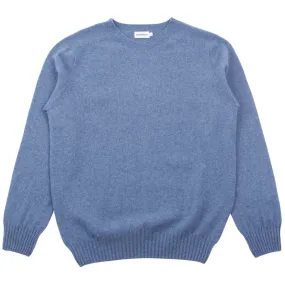 Lost & Found Lambswool Sweater Blue Magic Tweed