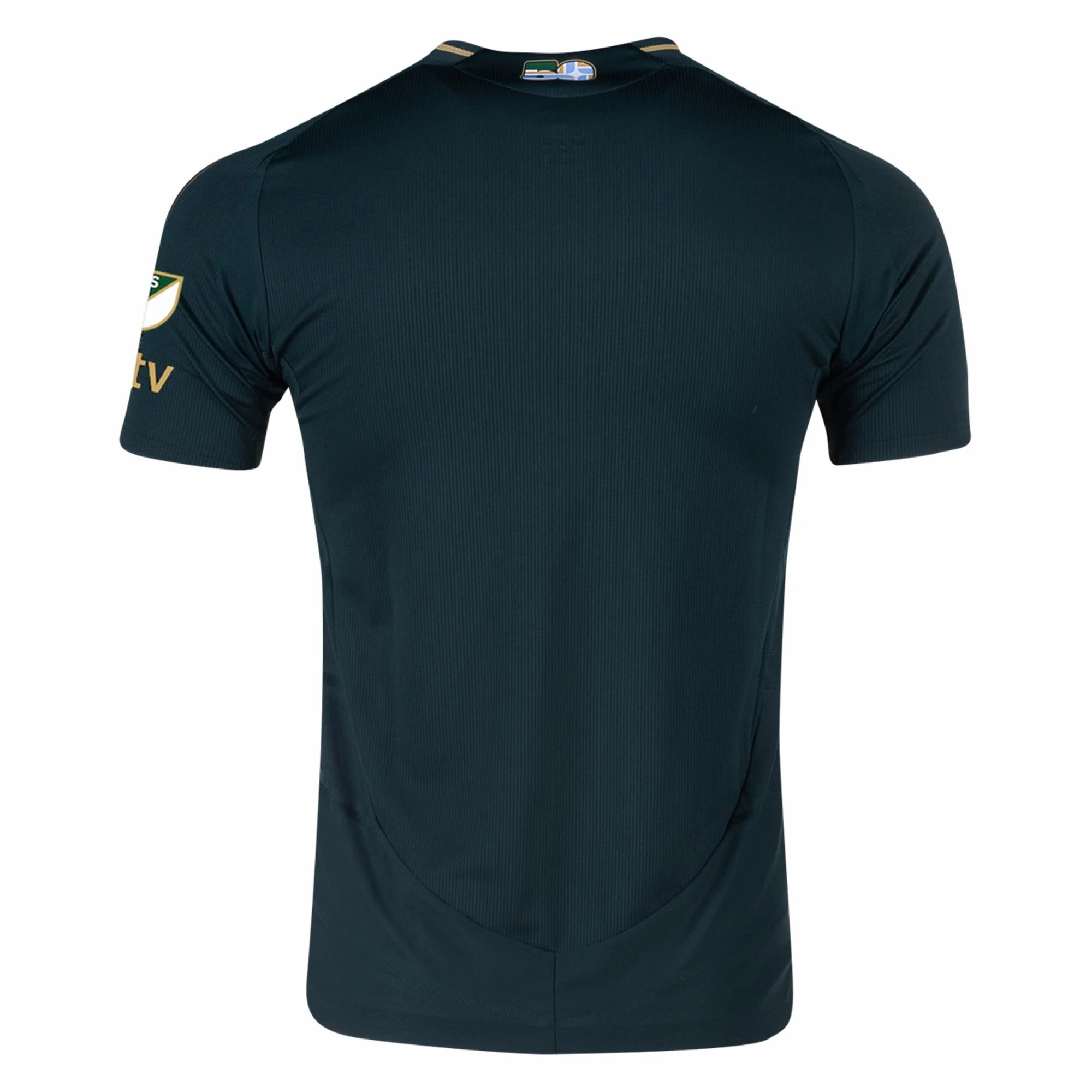 adidas Portland Timbers Authentic Home Jersey w/ MLS & Apple Patch 25/26 (Green/Gold) Breath Flow Odor Resistant Clothing Tech