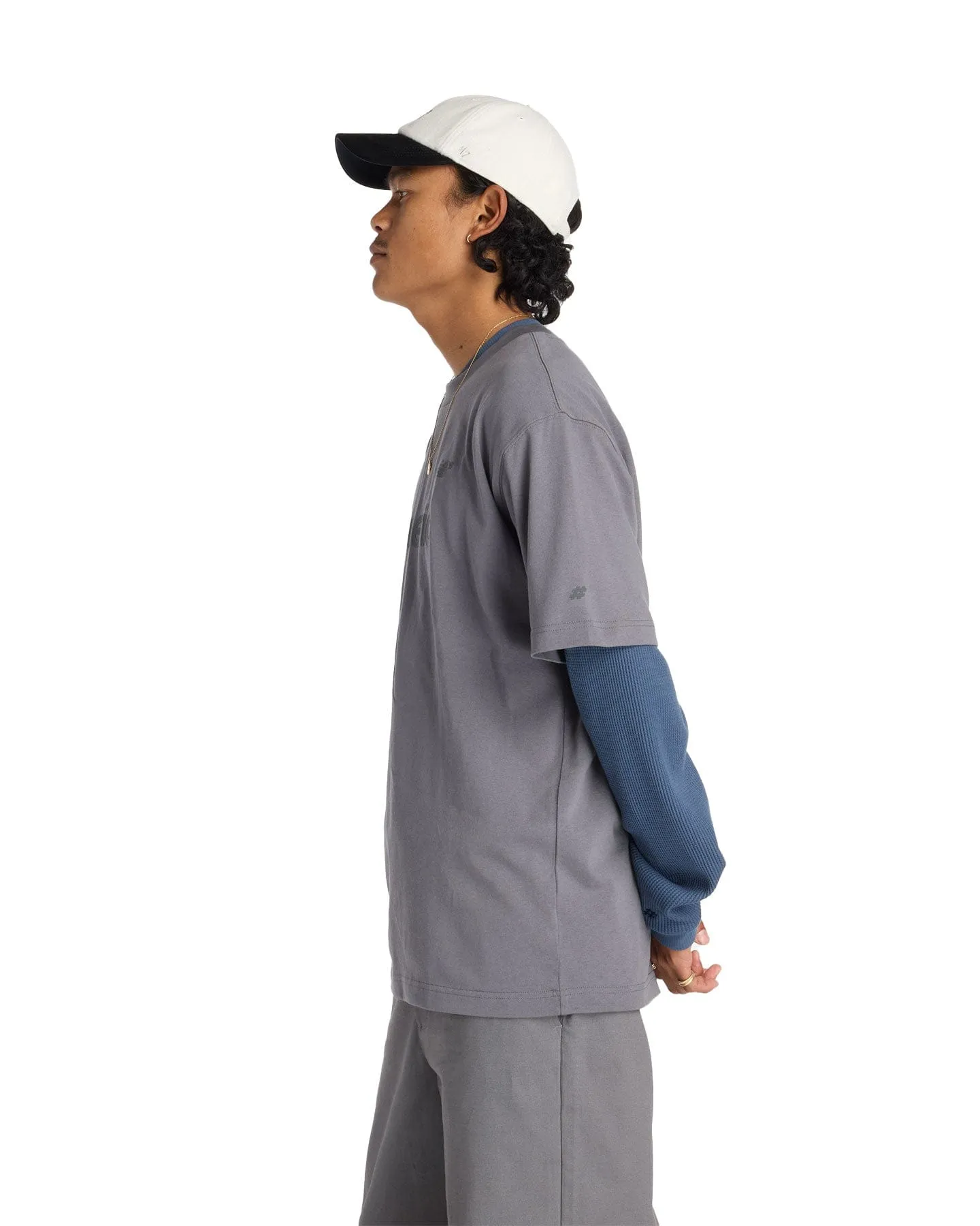 New Balance Numeric Athletic Cotton Tee - Castle Rock Stream Fit