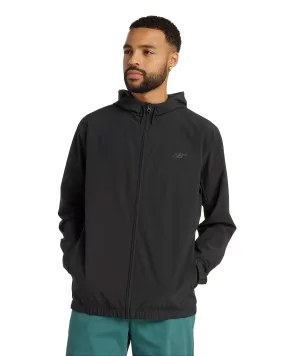 Work-Ready New Balance Numeric Woven Full Zip Jacket - Black
