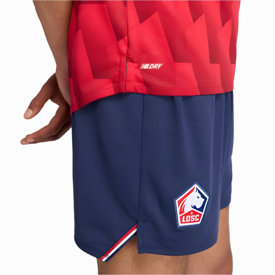 New Balance Men's Lille OSC Home Jersey 25/26 (Red) Fluid motion All-Day Wear
