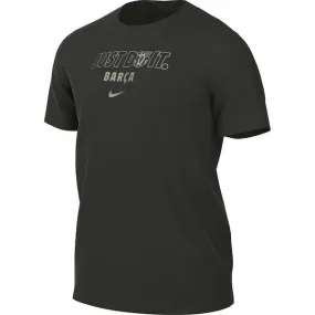 Comfortable texture Nike Barcelona Just Do It T-Shirt (Olive Green)