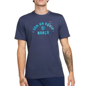 Fuzz Free Surface Nike Barcelona Som Un Equip T-Shirt 23/24 (Thunder Blue)