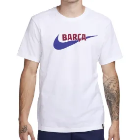Nike Barcelona Swoosh T-Shirt 23/24 (White) timeless AntiStatic Properties