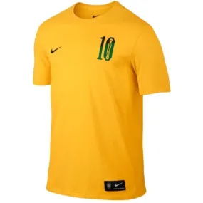 Cool Vibes Nike Brazil Neymar T-Shirt (Yellow)