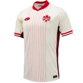 Nike Canada Away Jersey 24/25 (White/Red) Fast Reaction Stretch Knit Technology