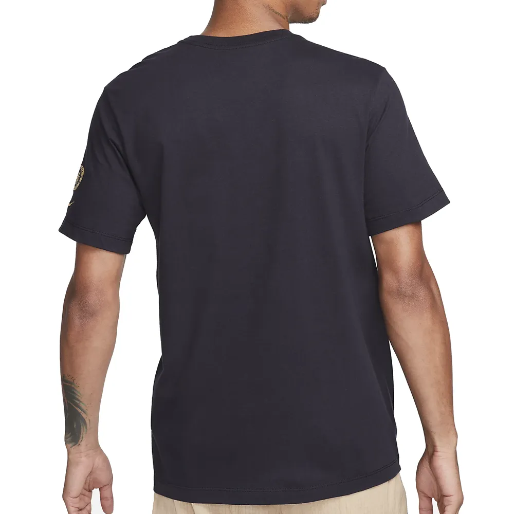 Nike Chelsea Just Do It T-Shirt 23/24 (Pitch Blue/Gold) Fresh Comfort Style MultipurposeUse