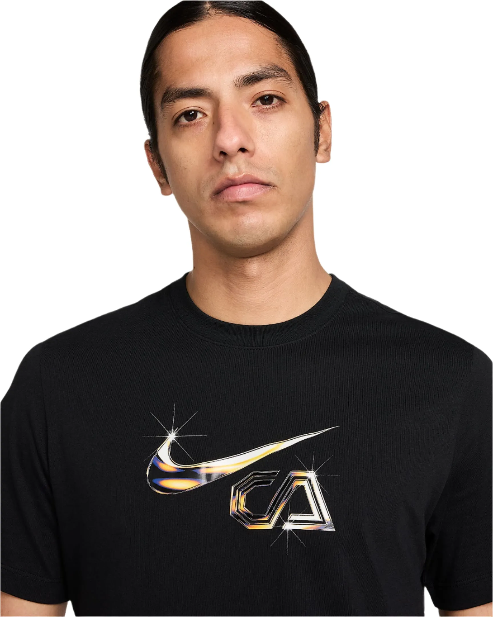 Nike Club America Swoosh T-Shirt (Black) ethical Easy Layering
