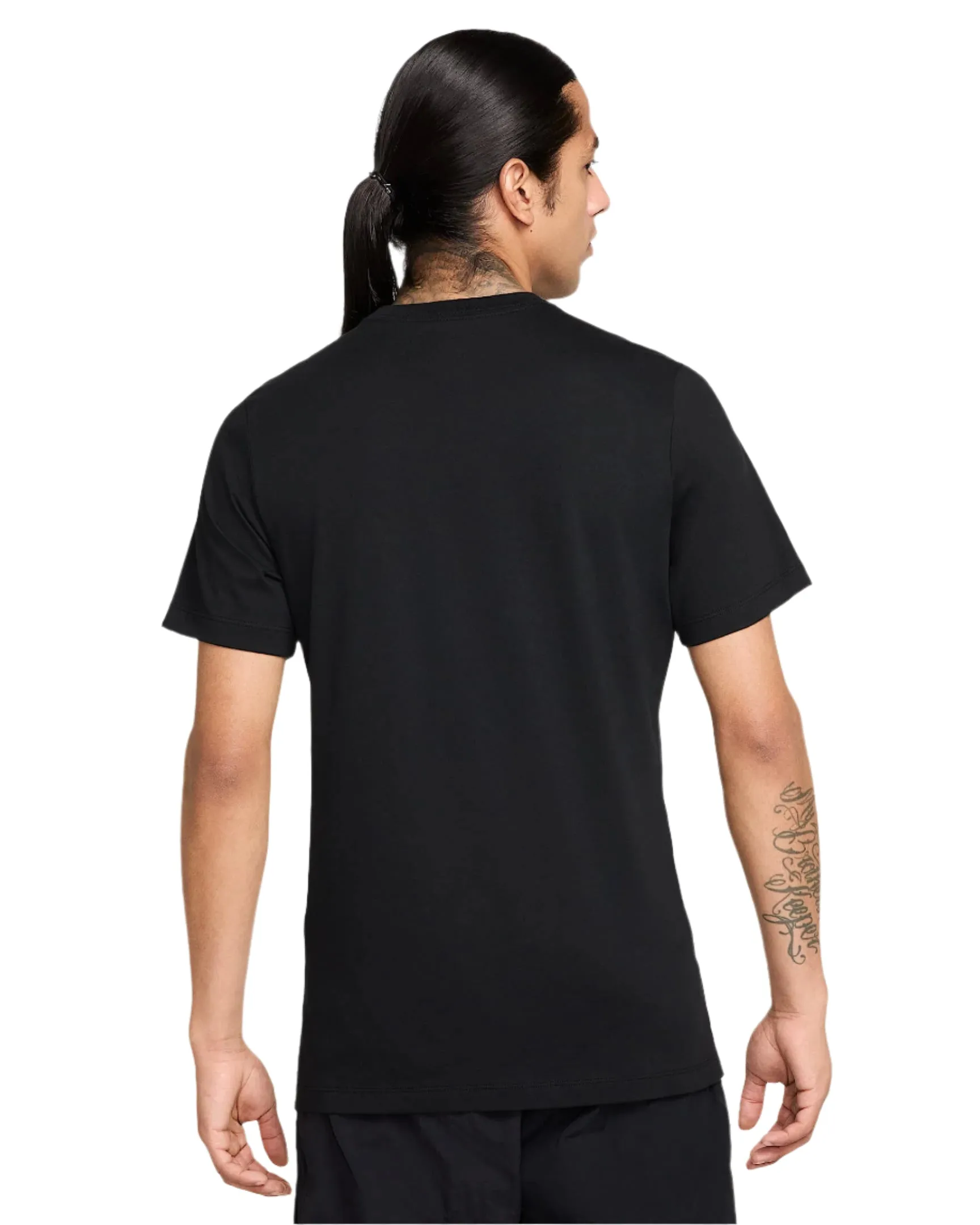 Antibacterial Treatment Nike Club America Swoosh T-Shirt (Black)