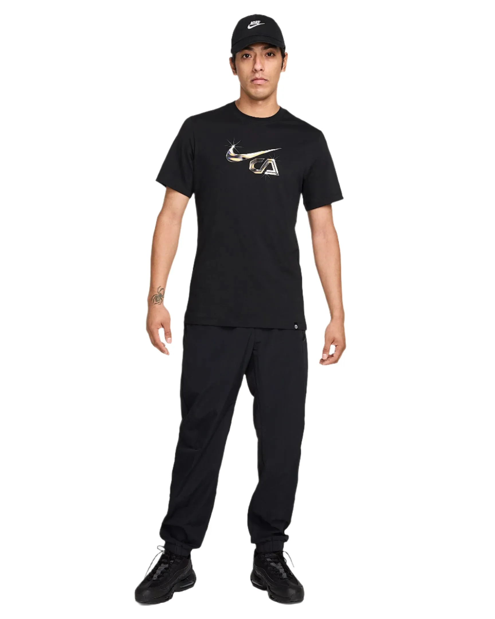Practical Comfort Running Gear Nike Club America Swoosh T-Shirt (Black)