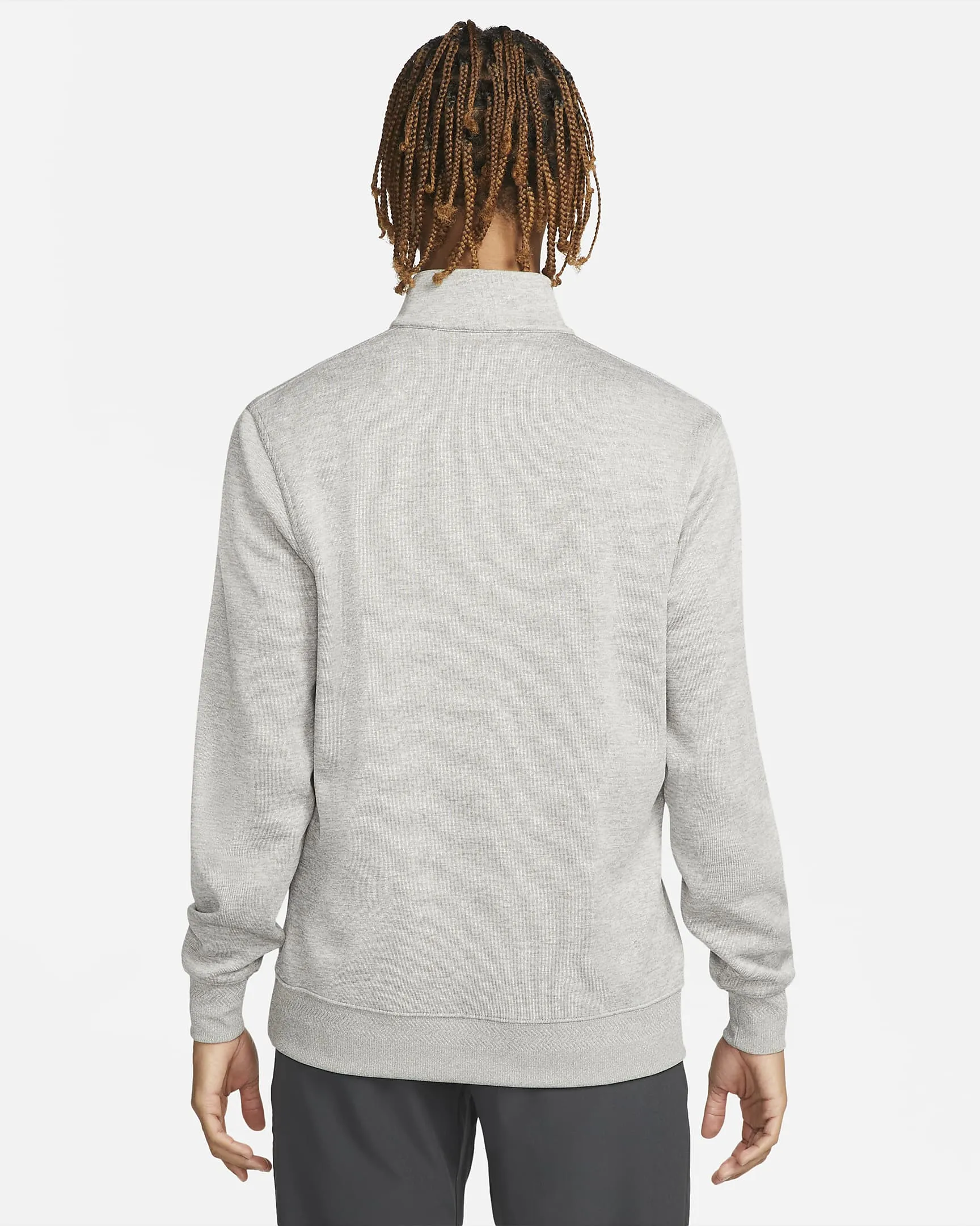 AllSeasonWear Antibacterial Finish Nike Golf "Dri-FIT Player Half-Zip Top"  M - Grey