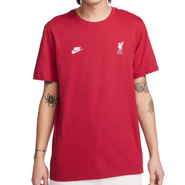 Oversized Fit Nike Liverpool Club Essential T-Shirt (Tough Red)