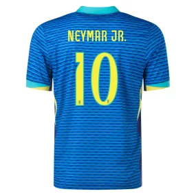 Nike Mens Brazil Neymar Jr. Away Jersey 24/25 (Soar/Dynamic Yellow) Daily Training
