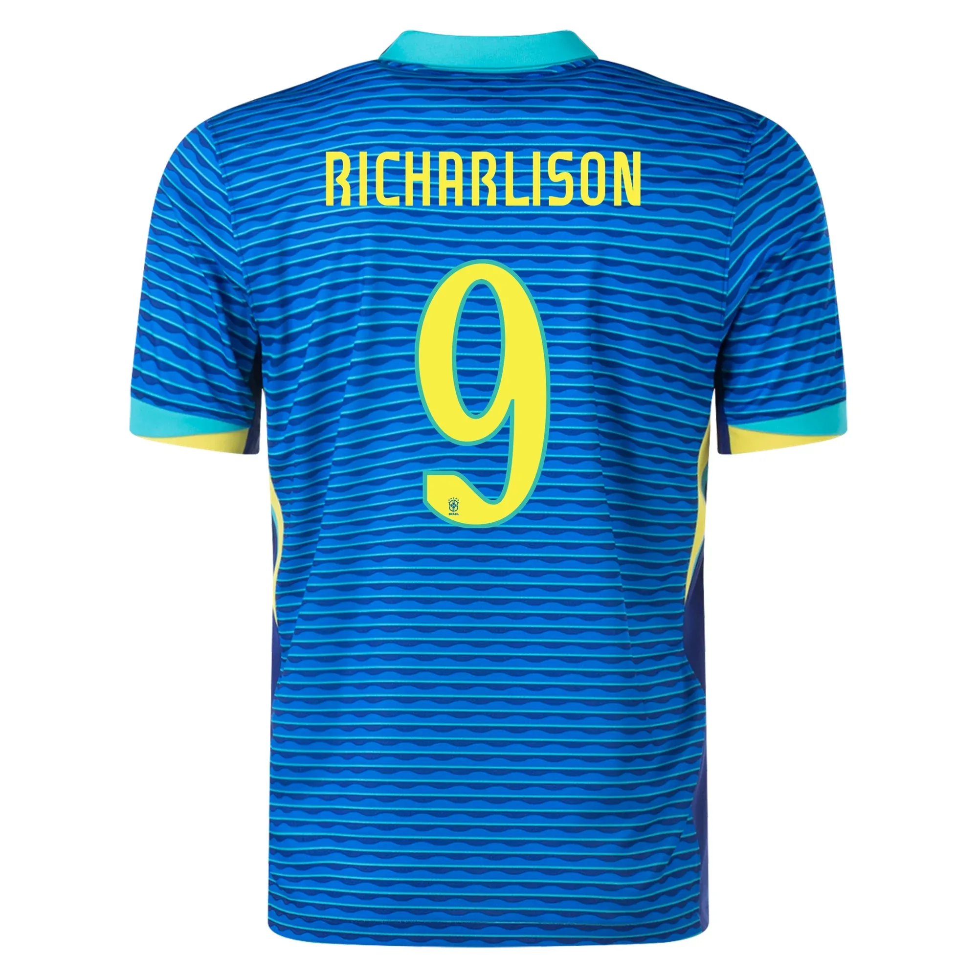 Nike Mens Brazil Richarlison Away Jersey 24/25 (Soar/Dynamic Yellow) Vapor Control Weave