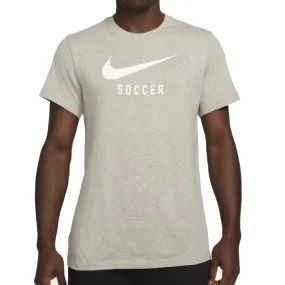 Daily Favorite Nike Mens Soccer Swoosh T-Shirt (Grey)