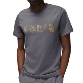 AdvancedMoistureManagement Nike Paris Saint-Germain Jordan T-Shirt (Graphite/Tour Yellow)