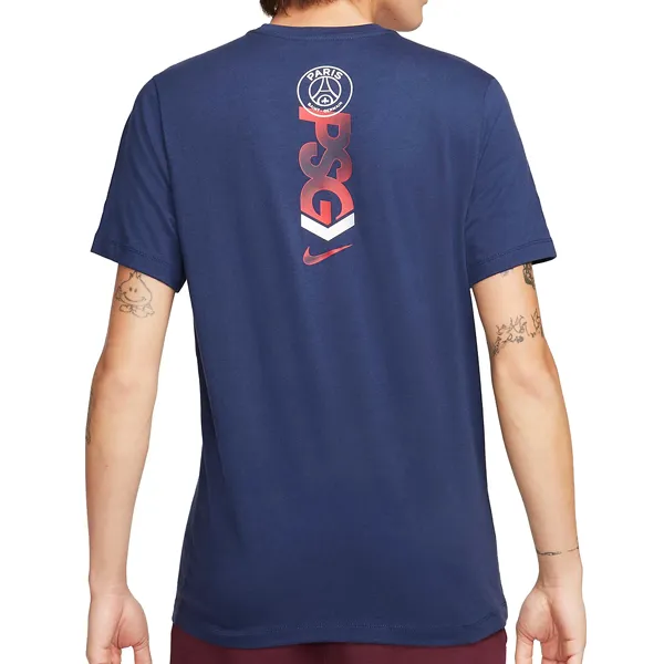 Nike Paris Saint-Germain Swoosh T-Shirt (Midnight Navy) Weekend Smart Look