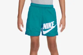 Nike "Big Kids' Woven Shorts" K - Teal Matte Fit Party Ready