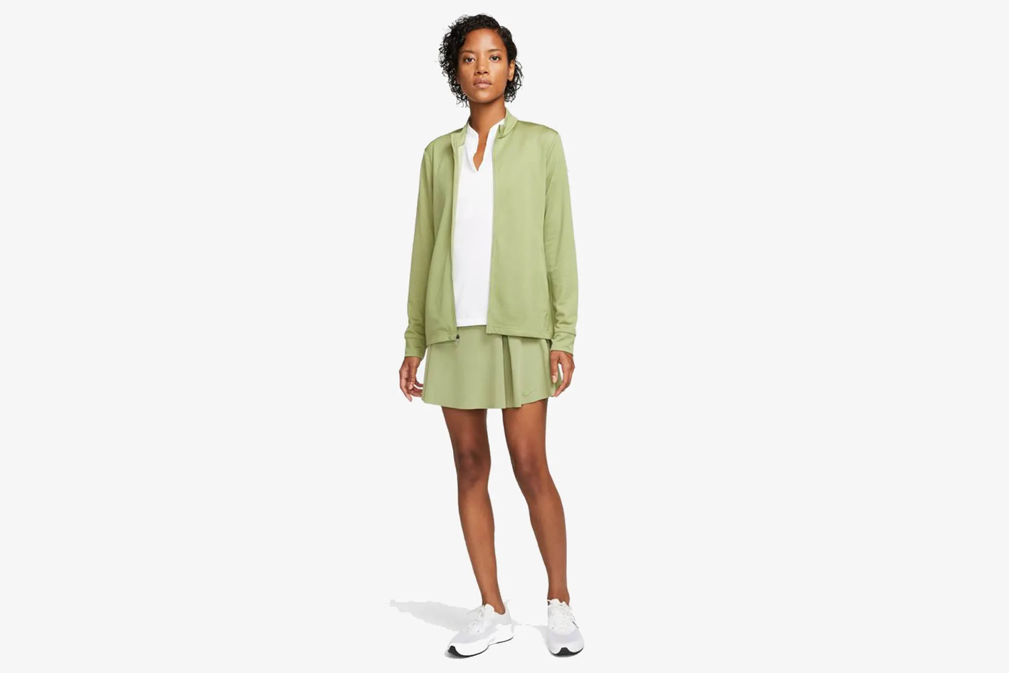 Concert Vibe Soft Touch Nike  "Dri-FIT Victory FullZip Golf Jacket" W - Alligator/Black
