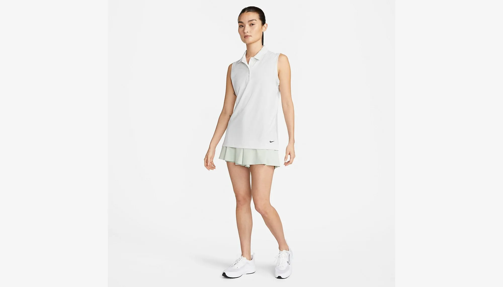 Smile Glow Nike  "Dri-FIT Victory Golf Polo" W - White / Photon Dust