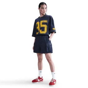 Antistatic One-Piece Wear Nike "Mid Rise Loose 5" Cargo Shorts" W - Midnight Navy / Sail