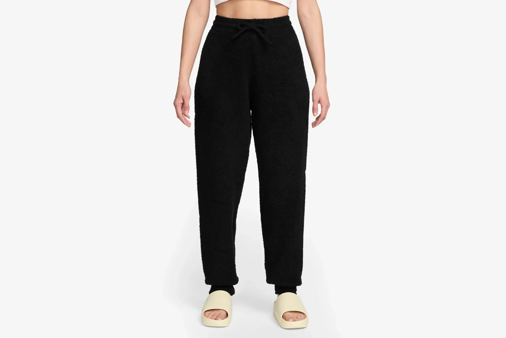 Nike "Nike Sportswear Phoenix Cozy Boucl?? Pants" W - Black Cozy Layers Young Edge