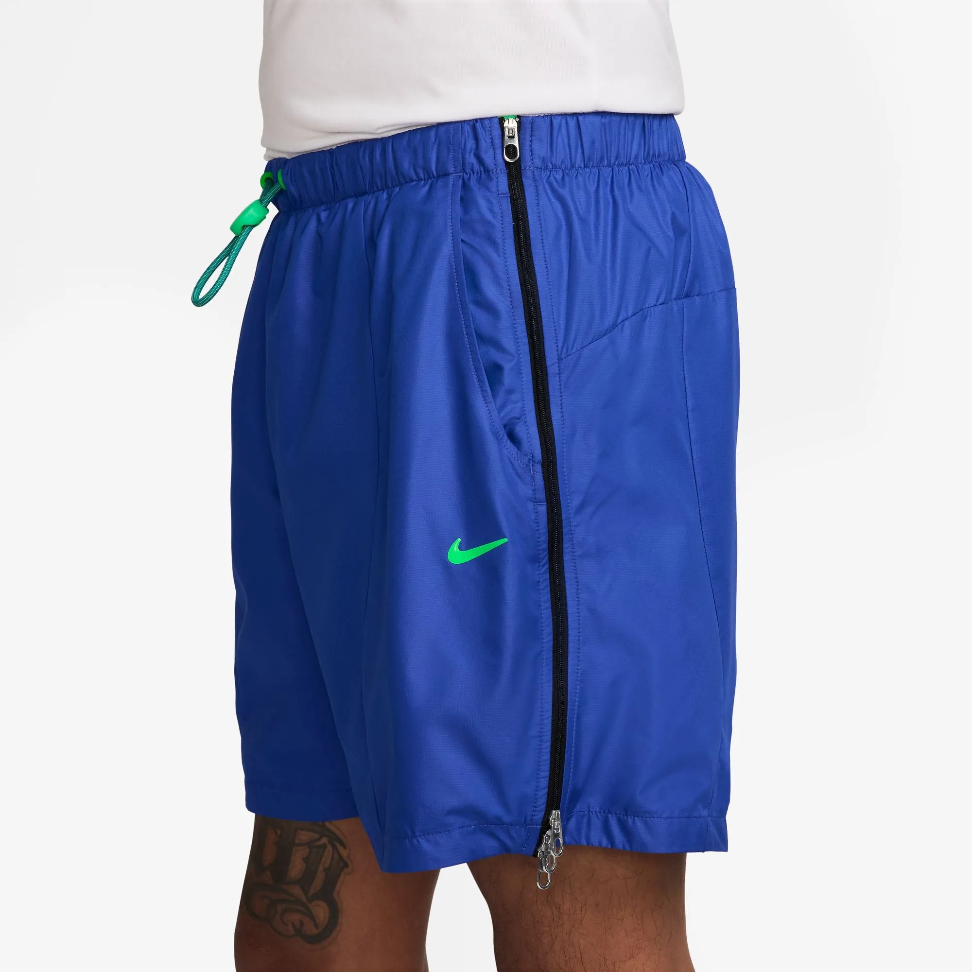Light Wool Nike "Project F.R.O.G. Shorts" M - Hyper Royal / Green Shock