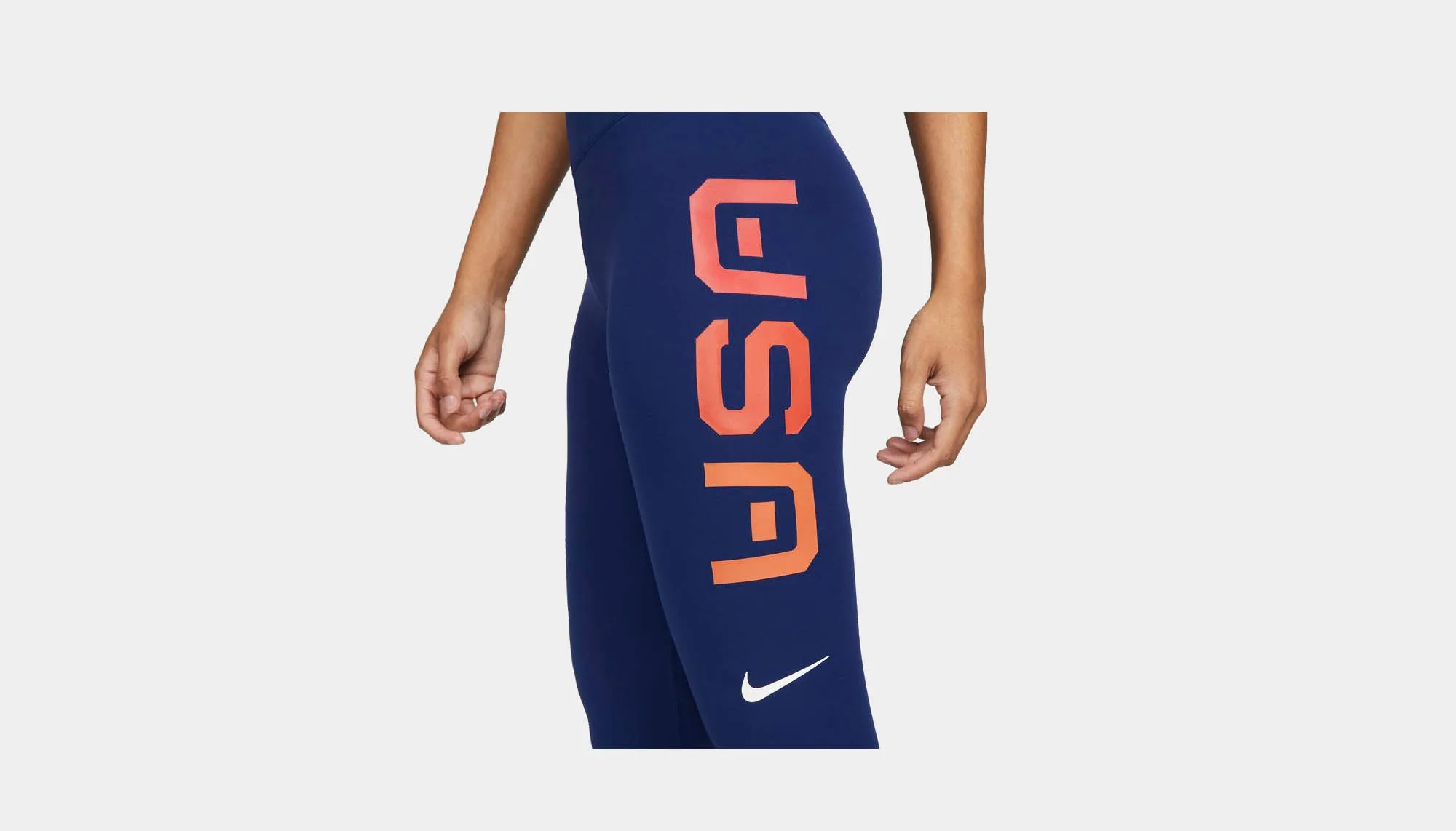 Nike "Yoga Luxe"  High-Waisted 7/8 Legging USA W - Blue LowProfile Fasteners