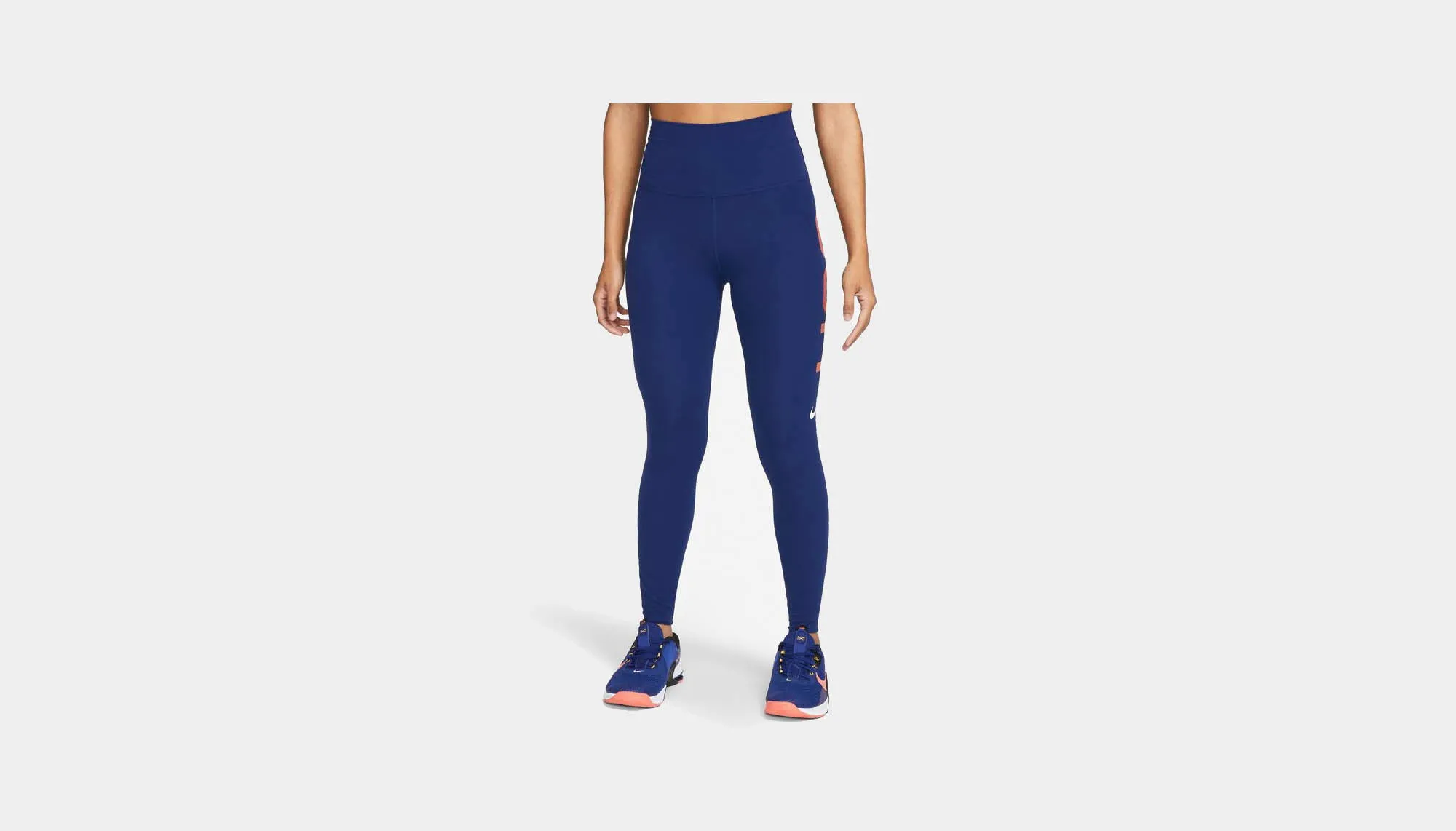 Polish Tone Nike "Yoga Luxe"  High-Waisted 7/8 Legging USA W - Blue