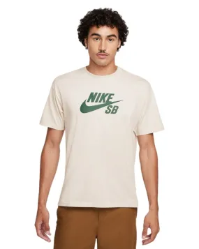 Nike SB Logo Skate Tee - Light Orewood Brown Myth Soul SnagFree Fabric