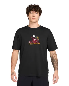 Nike SB M90 Flip Phone Tee - Black FlexibleNeckline