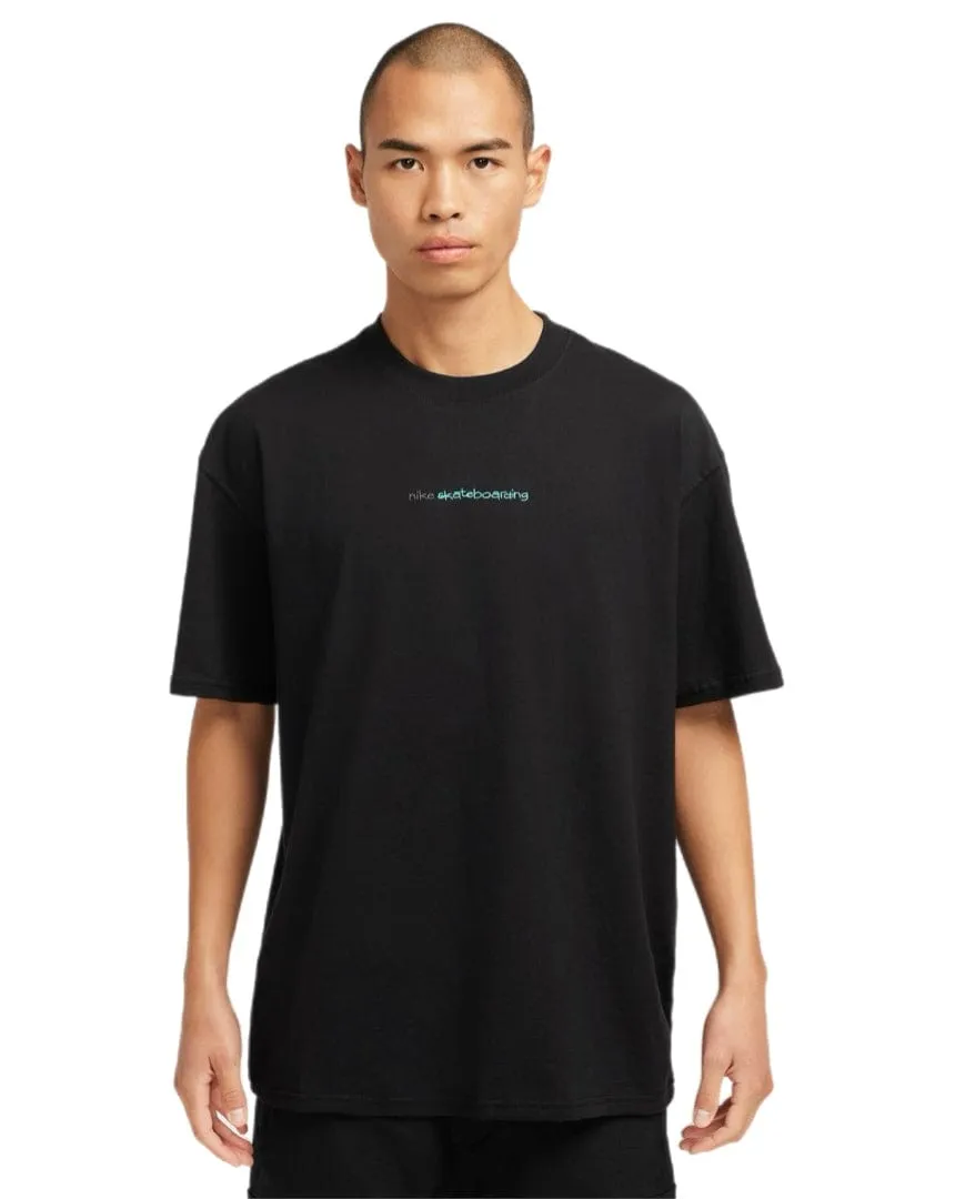 WrinkleResistantClothing quick dry Nike SB Max90 Tee - Black / Off Noir
