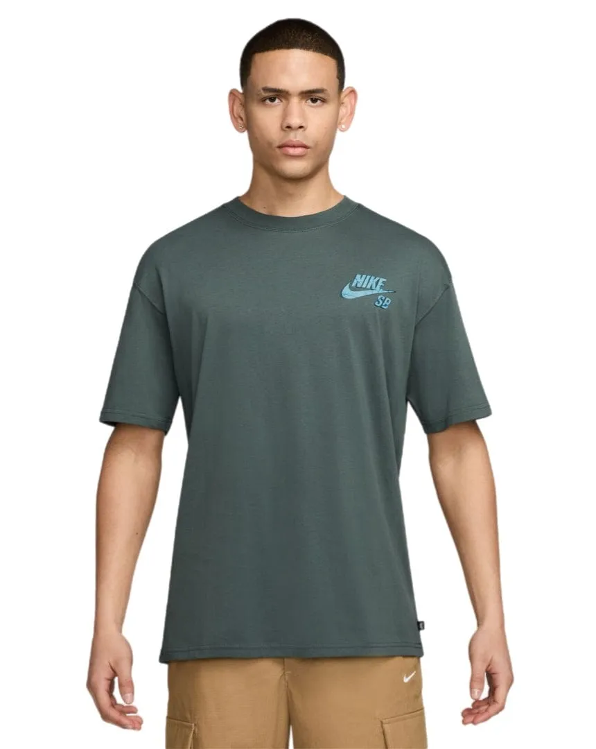 Cool Glow Nike SB OC Spider Tee - Vintage Green