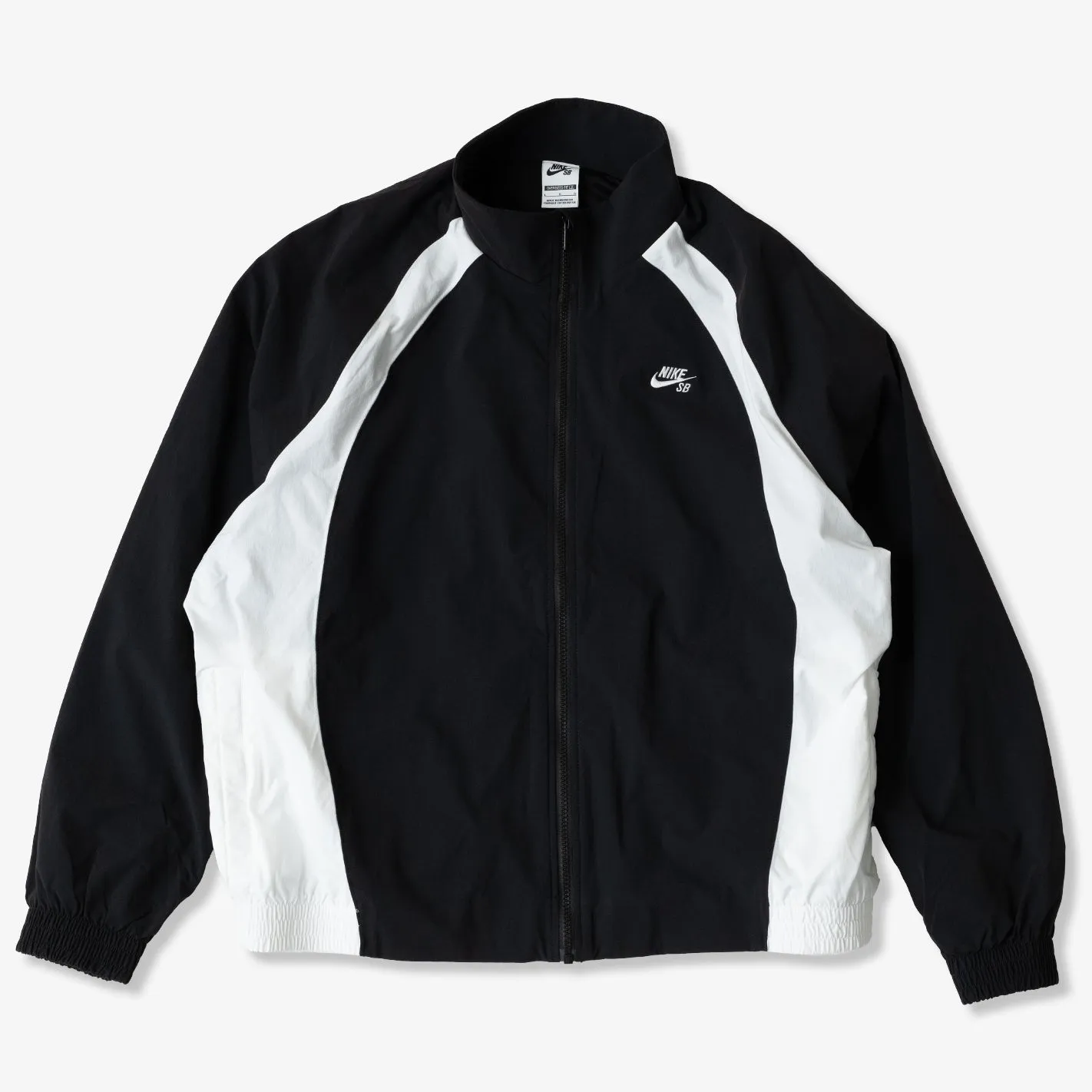 Abstract print Hooded Nike SB Zip Up Jacket (Black/White)