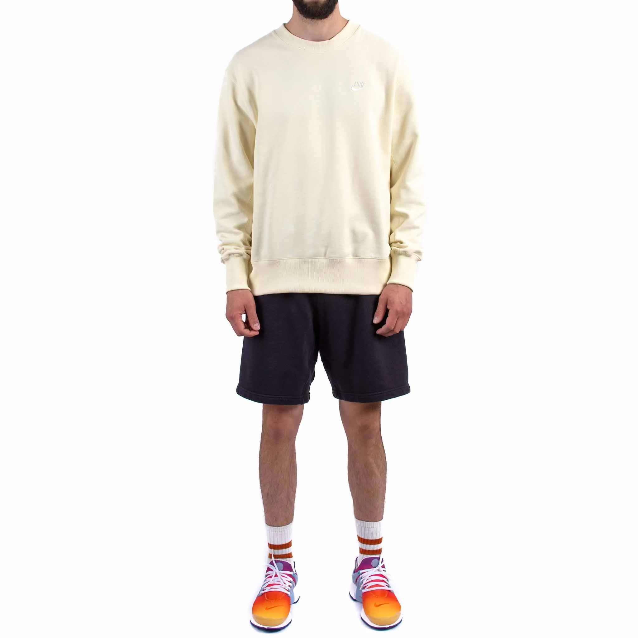 Chic Comfort Chilly Day Outfit Nike Sportswear Classic Fleece Crew Coconut Milk