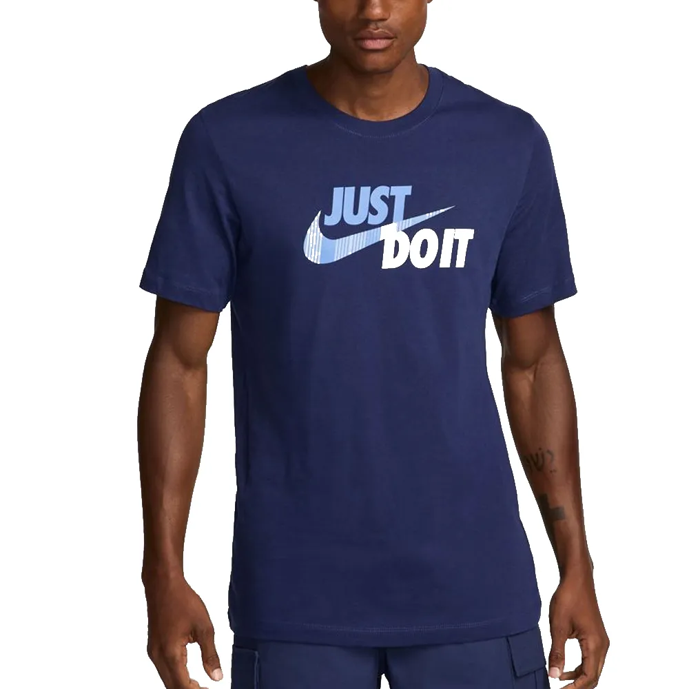 Nike Tottenham Just Do It T-Shirt 24/25 (Navy) Reinforced Shoulders Comfy Choice